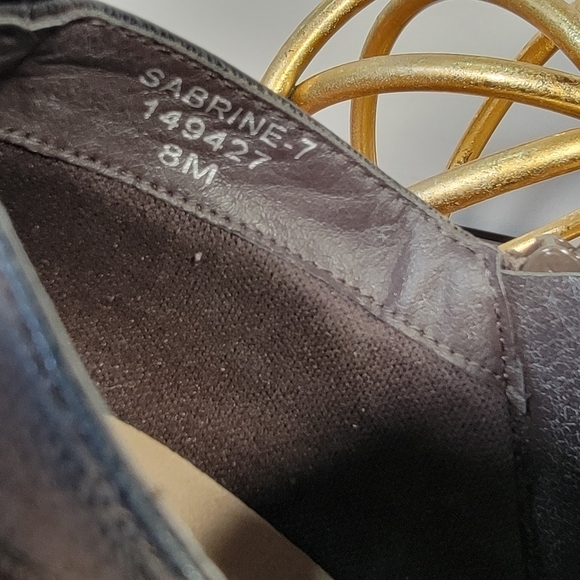 Pierre Dumas Sabrine-7 Brown Faux Leather Wedge Bootie Size 8 - Picture 5 of 17